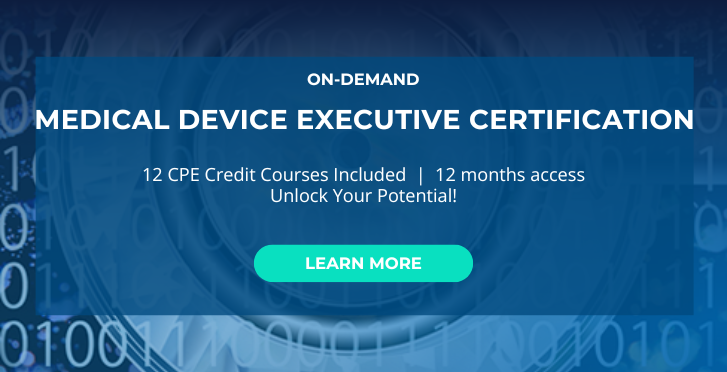 Medical Device Executive Certification