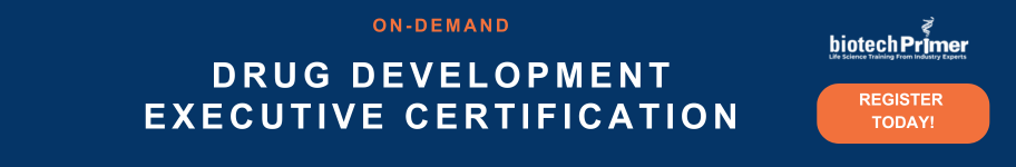 Drug Development Execution Certificate