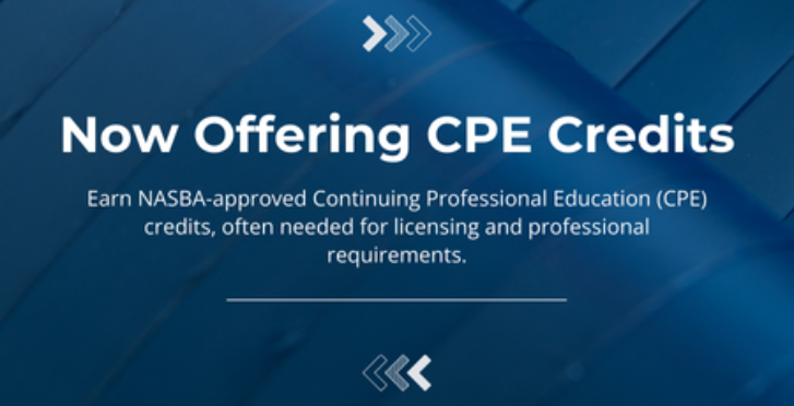 Offering CPE Credits